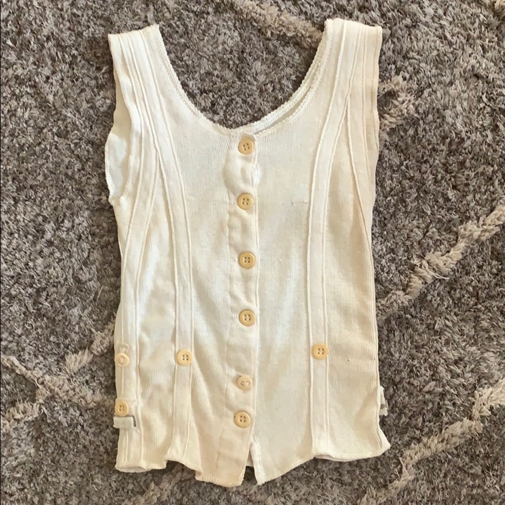 Vintage, size 6 girls Ivory under bodice, 1910?